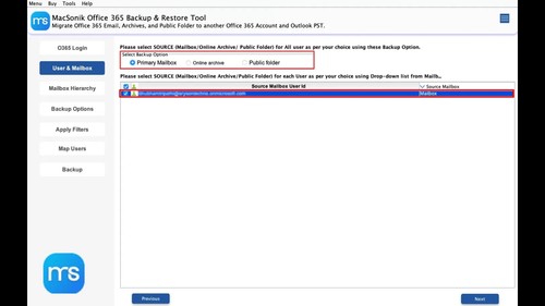 MacSonik Office 365 Tenant to Tenant Migration