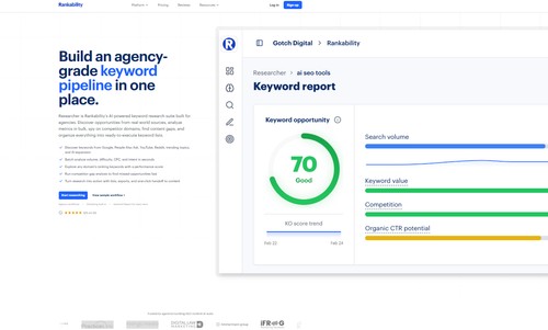 Build an agency-grade keyword pipeline in one place.