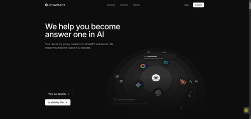 Your clients are asking questions to ChatGPT and Gemini. We ensure you become visible in AI answers.