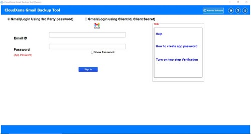 CloudXena Gmail Email Backup Tool