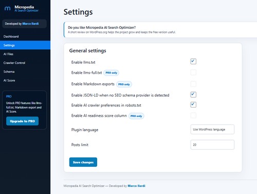 Micropedia AI search optimizer