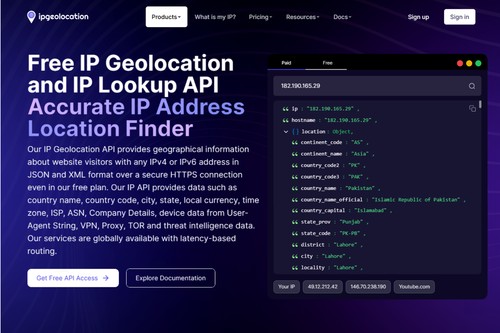 IPGeolocation.io