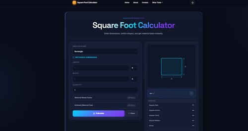 Square Foot Calculator