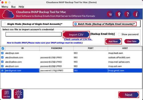 CloudXena IMAP Email Backup Tool