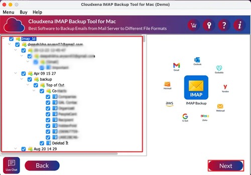 CloudXena IMAP Email Backup Tool