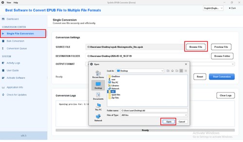 SysInfo EPUB Converter