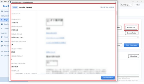 SysInfo EPUB Converter