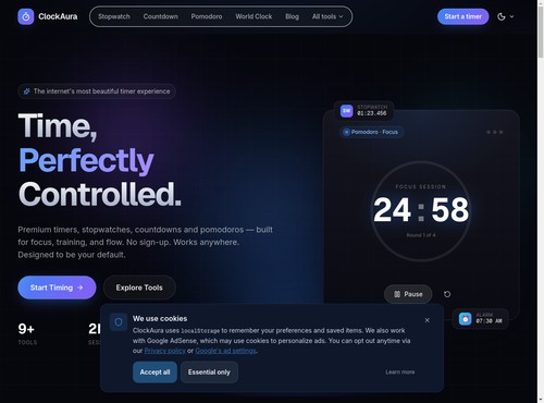 ClockAura screenshot