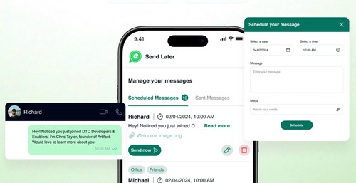 Send Later screenshot