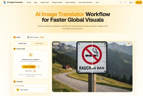 Image Translator Pixel-Perfect screenshot