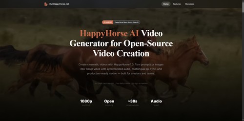 HappyHorse AI Video Generator screenshot