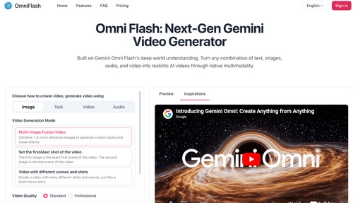 Omni Flash screenshot