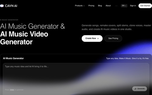CAVN AI  AI Music Generator screenshot