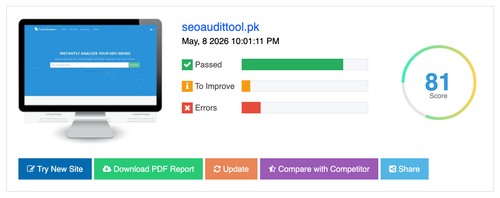 A Free SEO Audit Tool helps you understand how well your website is performing in Google search engine.