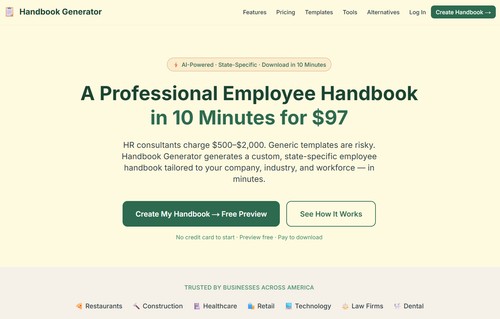 Handbook Generator