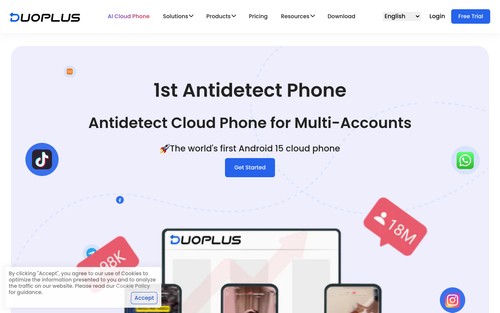 DuoPlus Cloud Phone screenshot