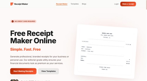Free Receipt Maker