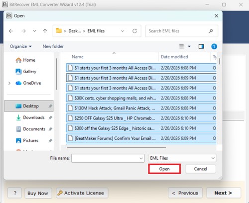 BitRecover EML Converter