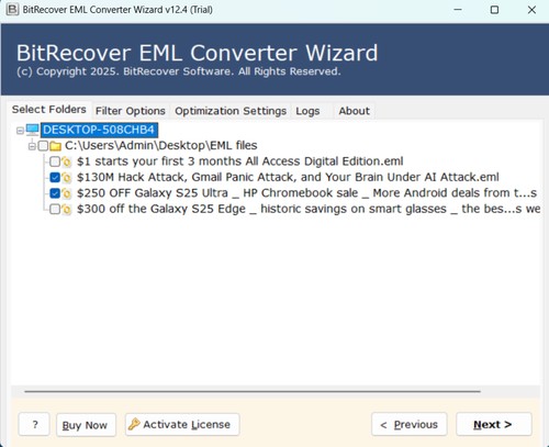 BitRecover EML Converter
