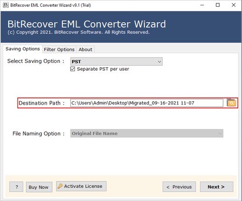 BitRecover EML Converter