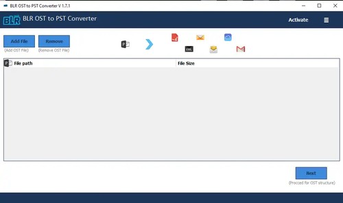 add ost file for conversion