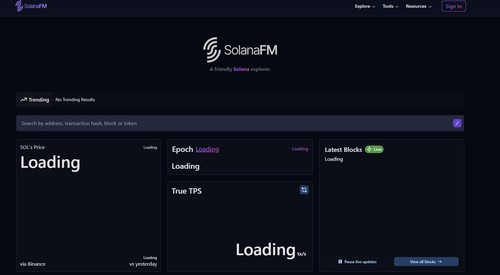 Unlock the power of exploring Solana with SolanaFM's Next-Generation Block Explorer. Gain real-time insights into transactions, network stats and trac
