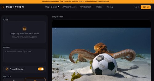 Image to VideoAI screenshot