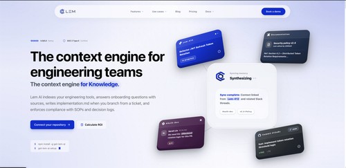 Lem Ai (getlem.ai) landing page