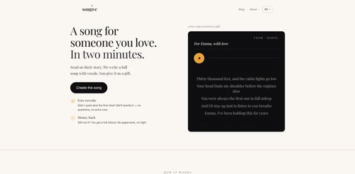 Songive screenshot