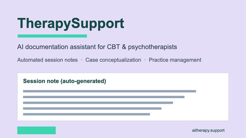 TherapySupport screenshot