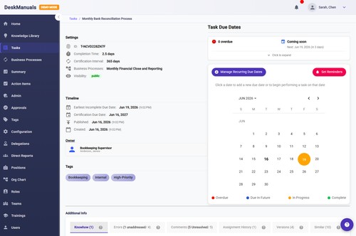 DeskManuals screenshot
