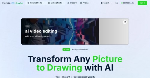 Picture to Drawing screenshot