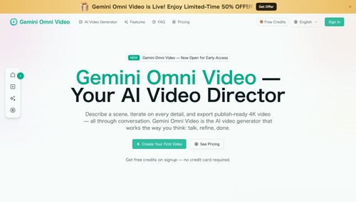 Gemini Omni Video - AI Video Generator screenshot