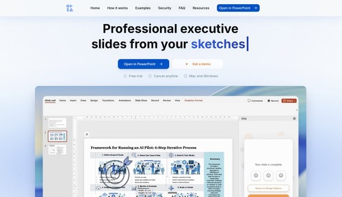 Oria turns notes into consulting-grade slides inside PowerPoint