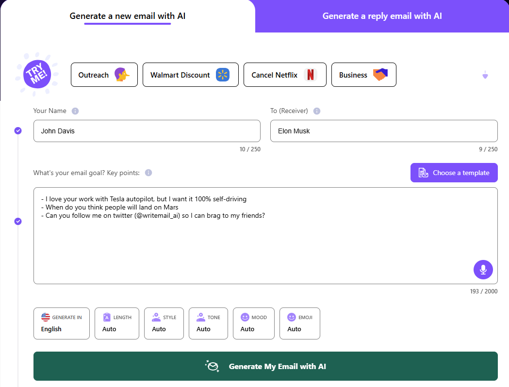 Writemail.ai