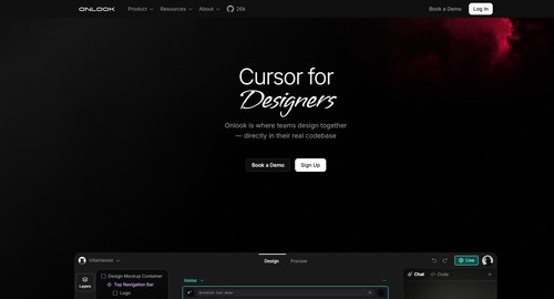 Onlook YC W25 screenshot
