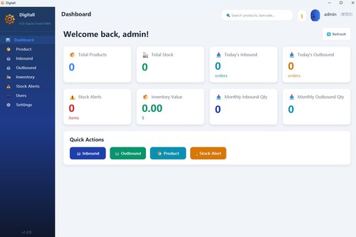 Digitall WMS screenshot