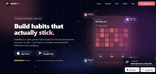 HabitBox screenshot