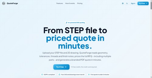 QuoteForge screenshot