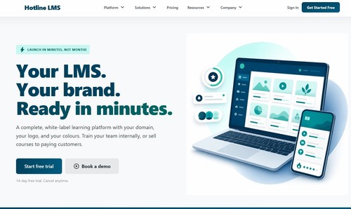 Hotline LMS screenshot