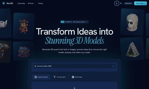 Next3D AI 3D Model Generator