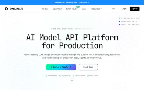 EvoLink screenshot
