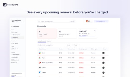 ClearSpend AI