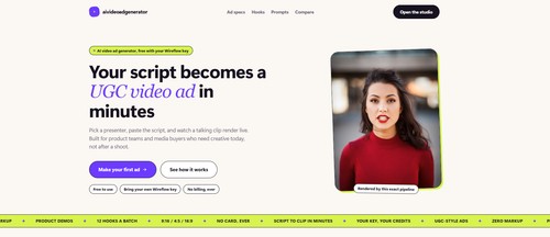AI Video Ad Generator screenshot