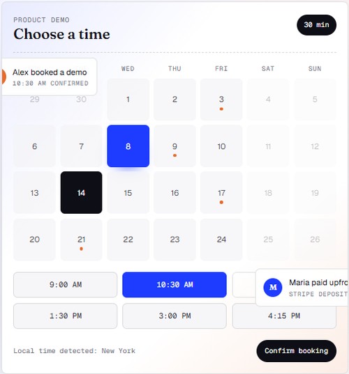 BookMyDay screenshot