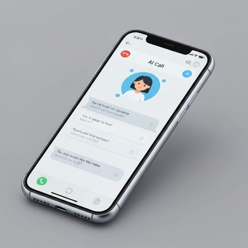 AI receptionist conversation and call handling interface in SkipCalls.