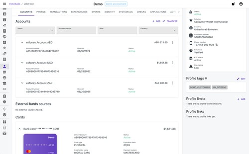 Veengu Core Platform for Banks and Fintechs