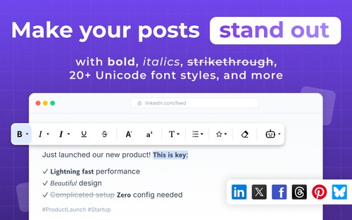 Post Formatter screenshot