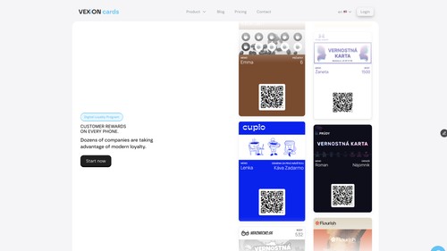 VEXiON cards screenshot