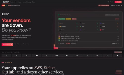 StatusStack screenshot